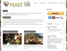 Tablet Screenshot of feastasheville.com